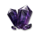 Фиолетовый звездный кристалл